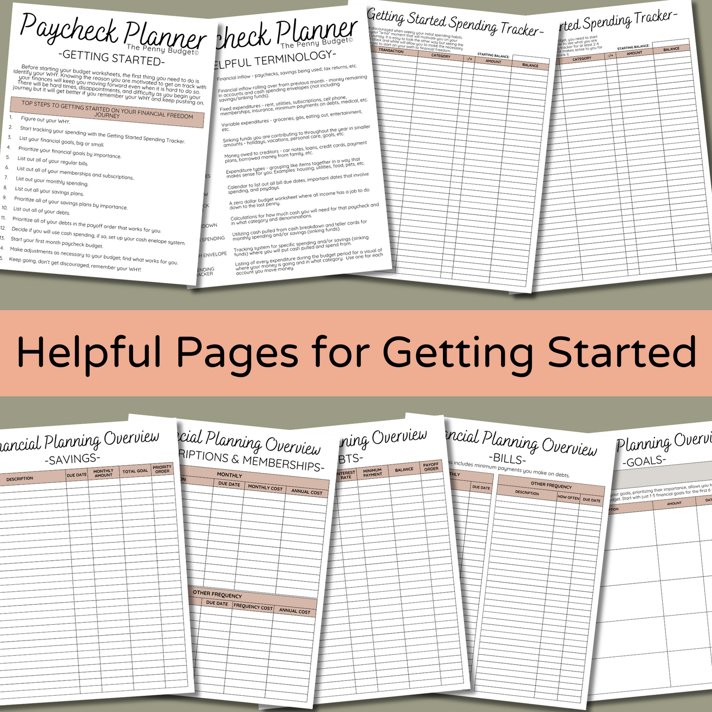 Paycheck Planner - Step One