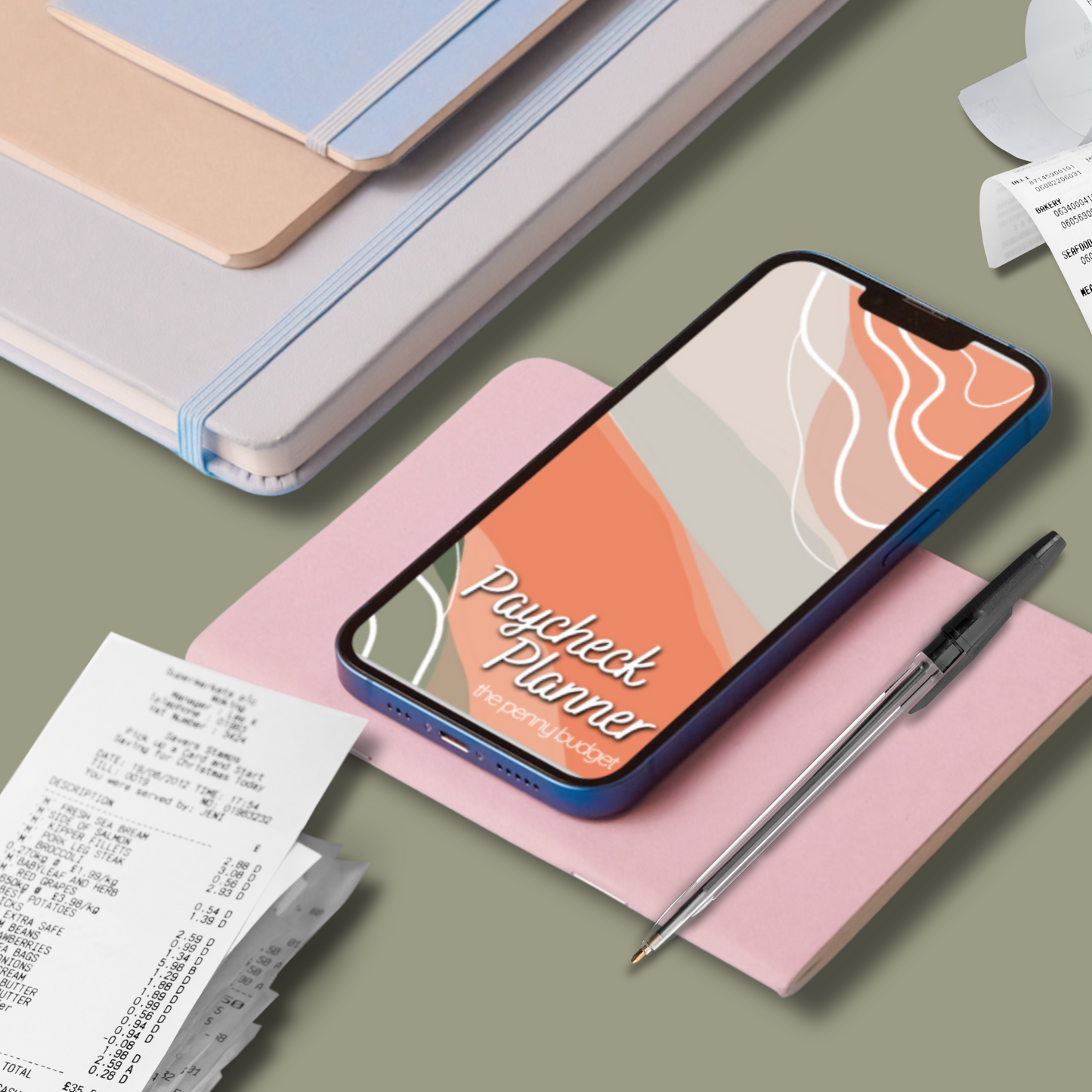 Fillable Digital Paycheck Planner - Step One