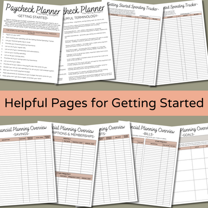 Paycheck Planner - Step One