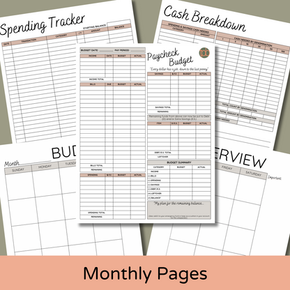 Paycheck Planner - Step One