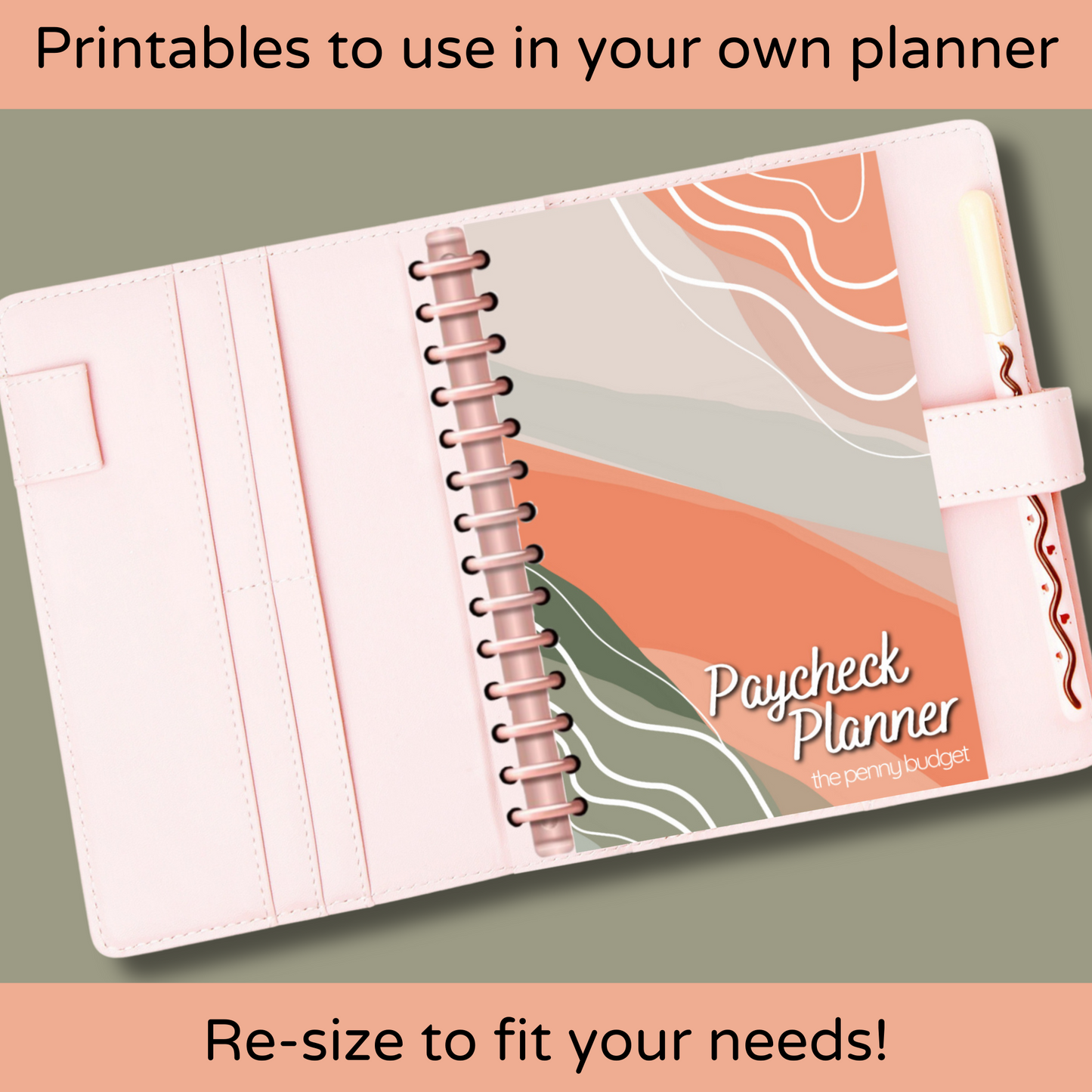 Printable Paycheck Planner - Step One